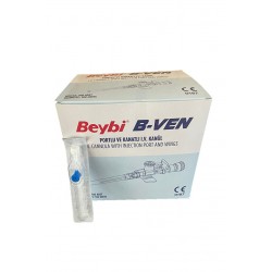 BEYBİ Intraket Branül Mavi (22G-25mm)100 Adet