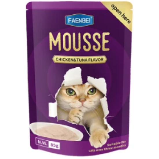 Faenbei Mousse Chicken-Tuna(85gr)*12