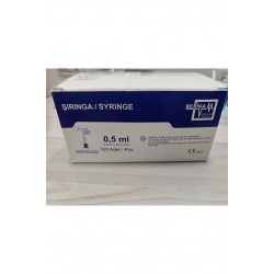 Berika 3p 0,5 ml (30g 8mm)Vet. Şırınga 1 Kutu (100 ADET)