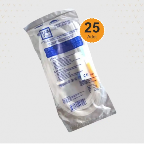 Berika 21g Ll Infüzyon - Serum Seti Solüsyon Filtreli Hava Yollu (25 ADET)