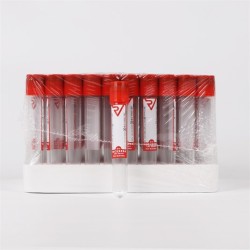 Vakumlu Boş Tüp 9 ML (Kırmızı Kapak) Pıhtı Aktivatörlü 100'lü Paket