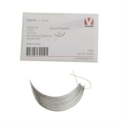 Kruuse Sütür İğnesi Regular 3/8 Yuvarlak 69 MM 10'lu Paket