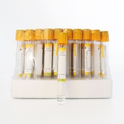 Vakumlu Jelli Tüp 5 ML (Sarı Kapak) 100'lü Paket