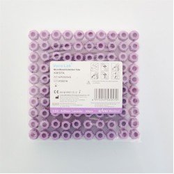 Vacu Lab K3 Edtalı Tüp 0,5 ML (Pediatrik) (Mor Kapak) 100'lü Paket