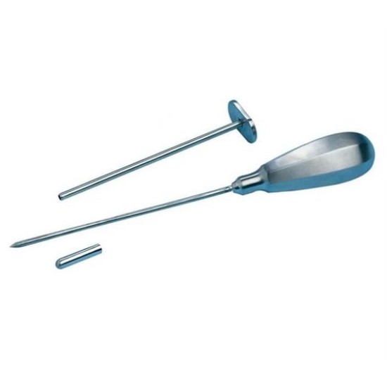 Kruuse Trokar Metal Saplı 4*120 MM