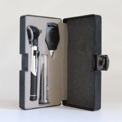 Otoskop Oftalmaskop Set Fiberoptik