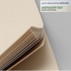 Svetocopy A4 Fotokopi Kağıdı 80 GR Krem Renk 500 Adet