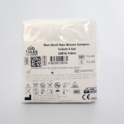 Yüksek Emicili 5 CMx5 CM 4 kat Spanç 100'lü Paket