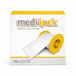 Mediipek İpek Flaster 5 M*2,5 CM
