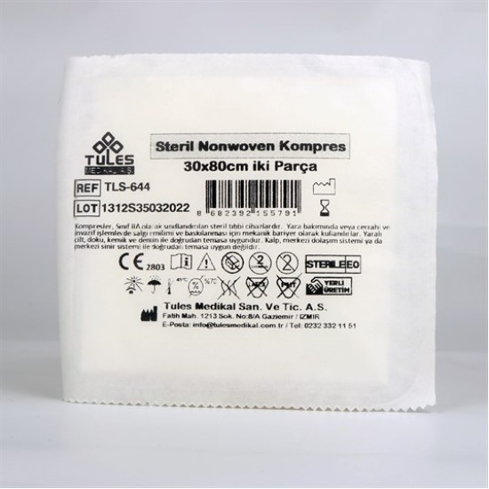 Tules Steril Spanç (Nonwoven) 30x80