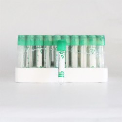 Lityum Heparinli Tüp 2 ML Yeşil Kapak 100'lü Paket