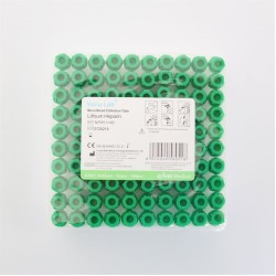 Vacu Lab Lityum Heparinli Tüp 0,5 ML (Pediatrik) (Yeşil Kapak) 100'lü Paket